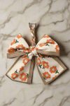 Orange Scarf Bow Purse Charm - Purpose + Passion Boutique