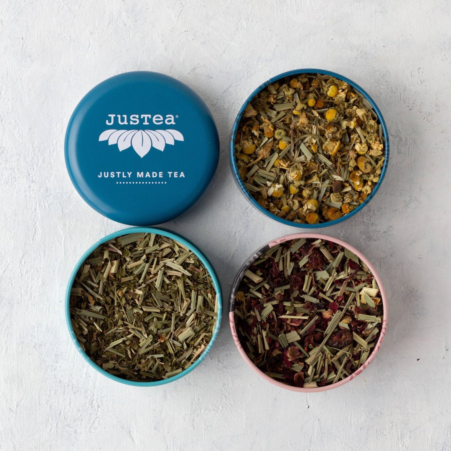 Organic, Fair - Trade Herbal Tea Trio Tin & Spoon - Purpose + Passion Boutique