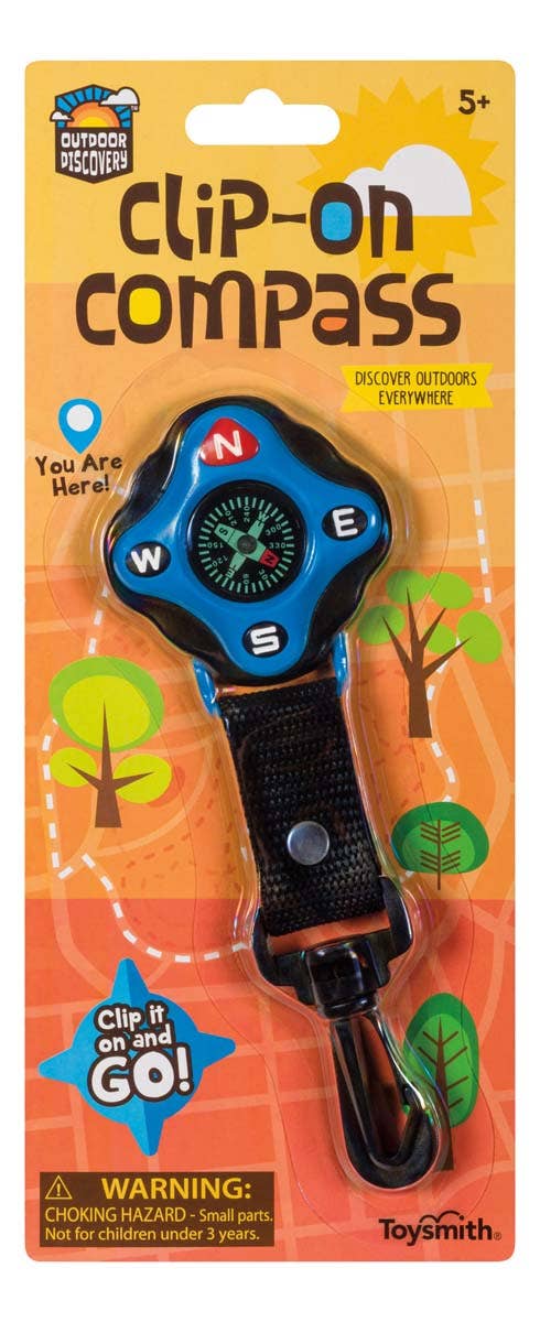 Outdoor Discovery Backyard Exploration Clip - On Compass - Purpose + Passion Boutique