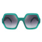 Oversize Geometric Hexagonal Sunglasses - Purpose + Passion Boutique