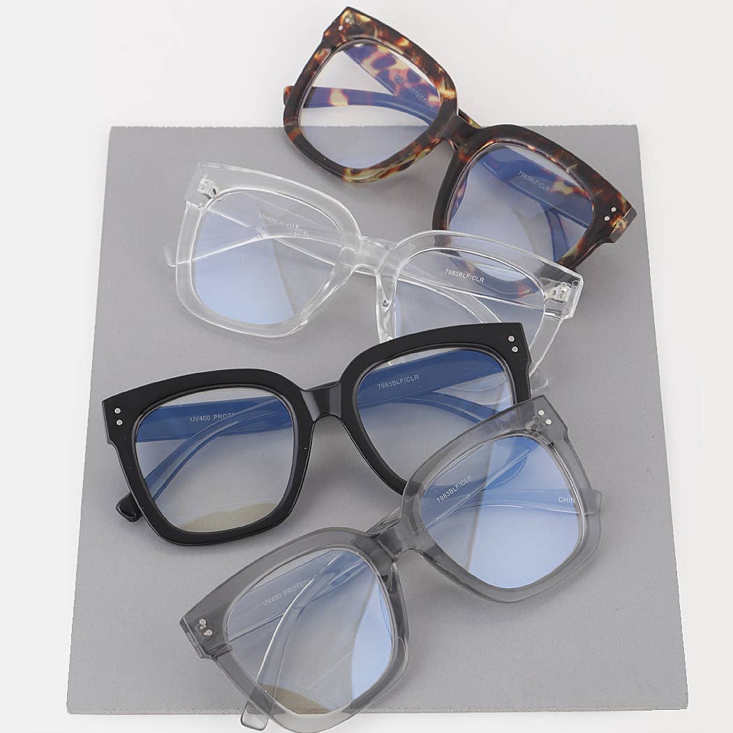 Oversized Square Glasses - Purpose + Passion Boutique