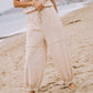Oyster French Terry Muscle Tank And Sweat Pants Set - Purpose + Passion Boutique