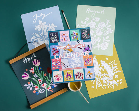 Paint - by - Number Calendar Kit - Purpose + Passion Boutique