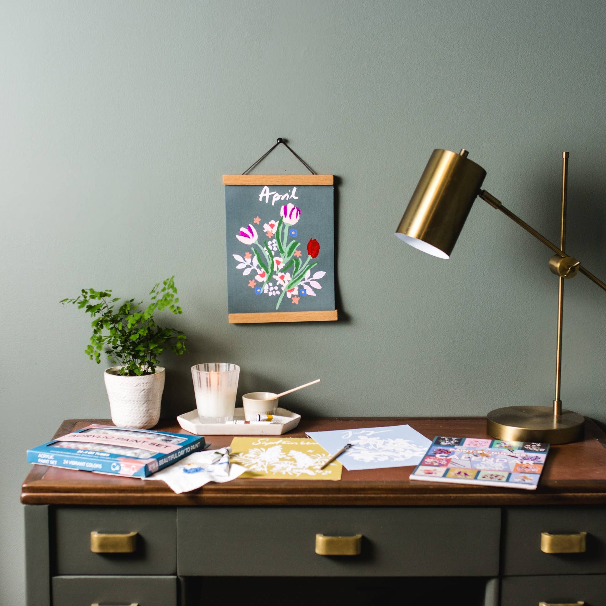 Paint - by - Number Calendar Kit - Purpose + Passion Boutique