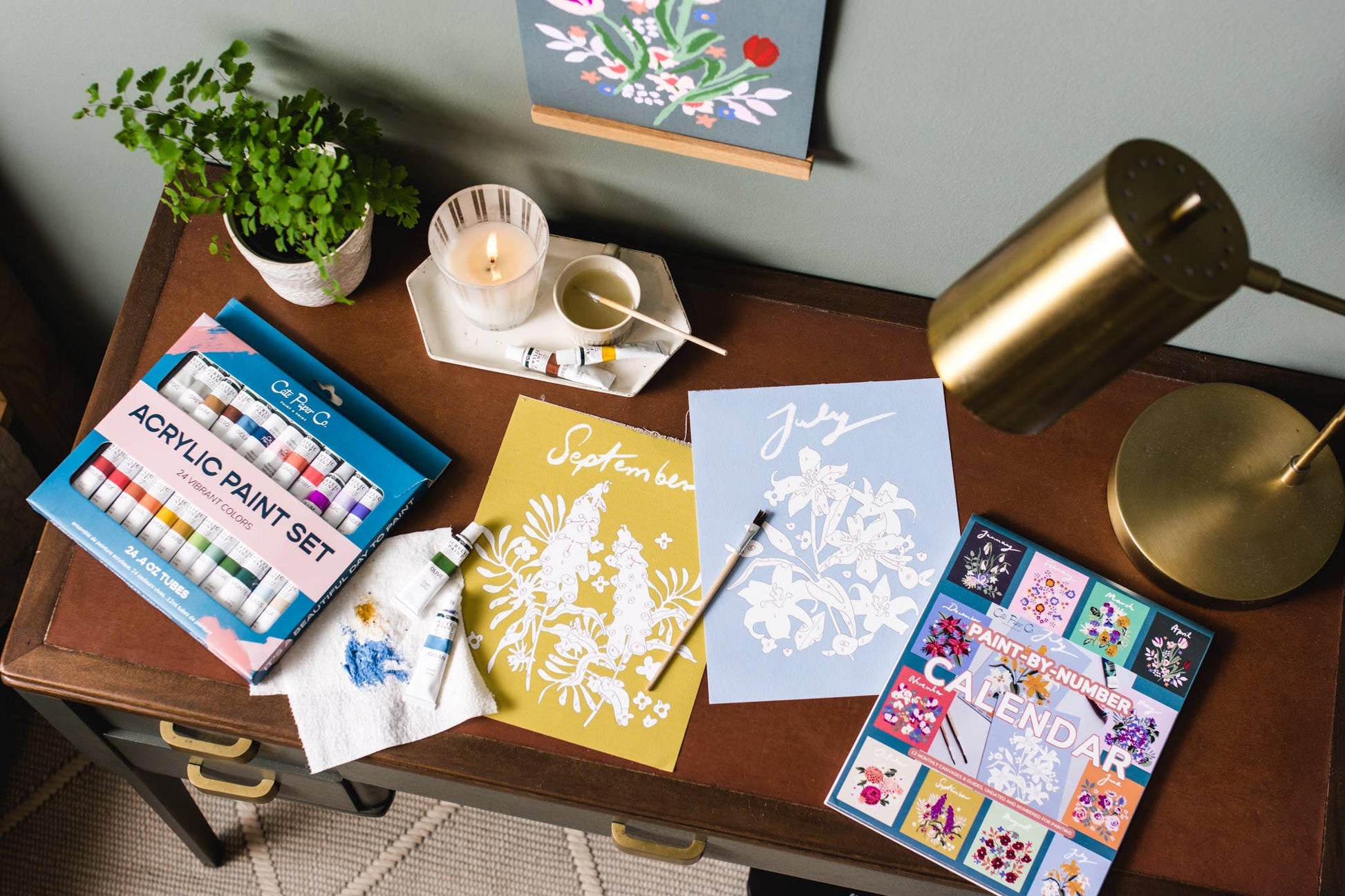 Paint - by - Number Calendar Kit - Purpose + Passion Boutique