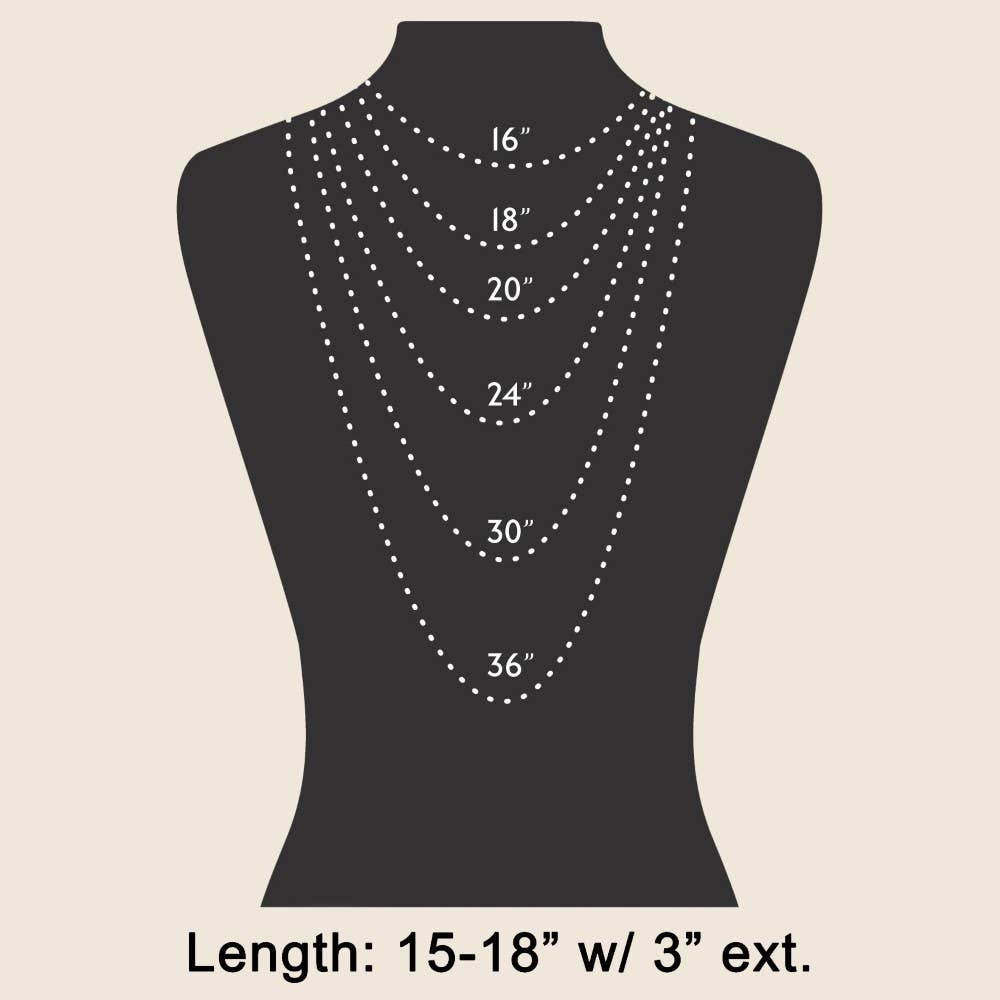 Paisley Denim And Assorted Charms Chain Layered Necklace - Purpose + Passion Boutique