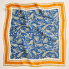 Paisley Floral Printed Square Silky Satin Scarf - Purpose + Passion Boutique