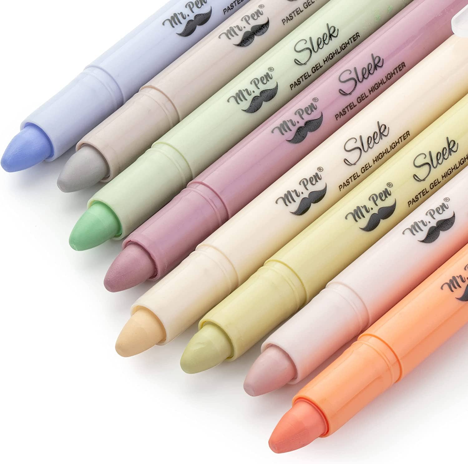 Pastel Colors Gel Highlighter, 8 Pack - Purpose + Passion Boutique