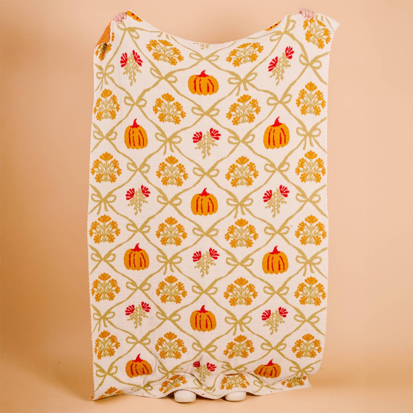 Patchwork Pumpkins Cozy Dreams Luxe Blanket - Purpose + Passion Boutique