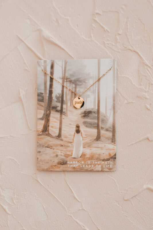 Path Disc Necklace - Purpose + Passion Boutique