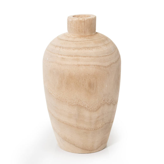Paulownia Wood Large Vase - Purpose + Passion Boutique
