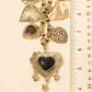 Pearl + Heart Charms Statement Necklace - Purpose + Passion Boutique