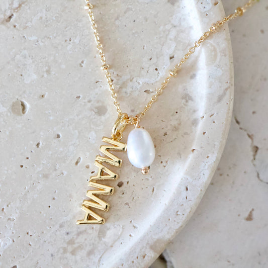 Pearl Mama Necklace - Purpose + Passion Boutique