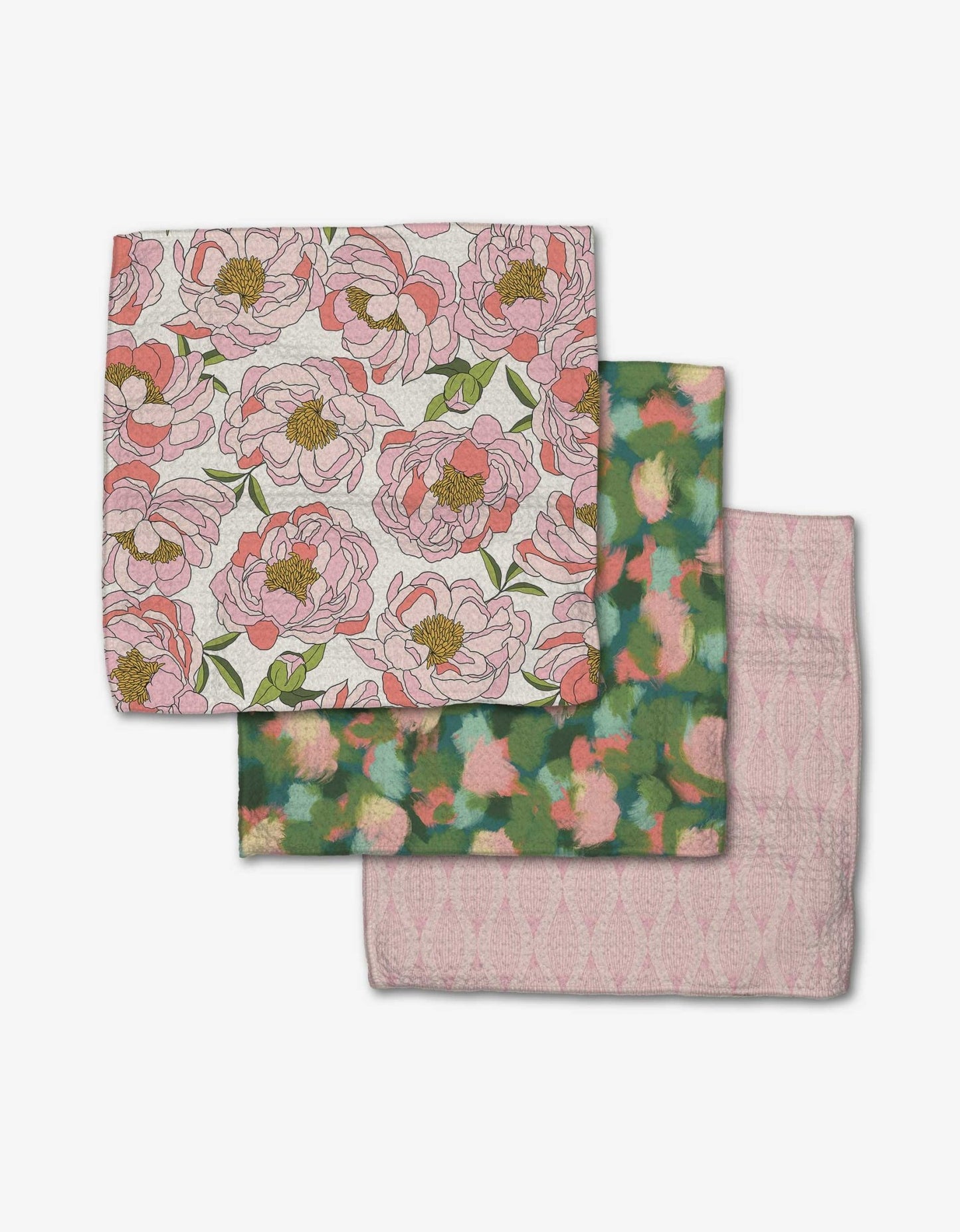 Peony Paradise Dishcloth Set - Purpose + Passion Boutique
