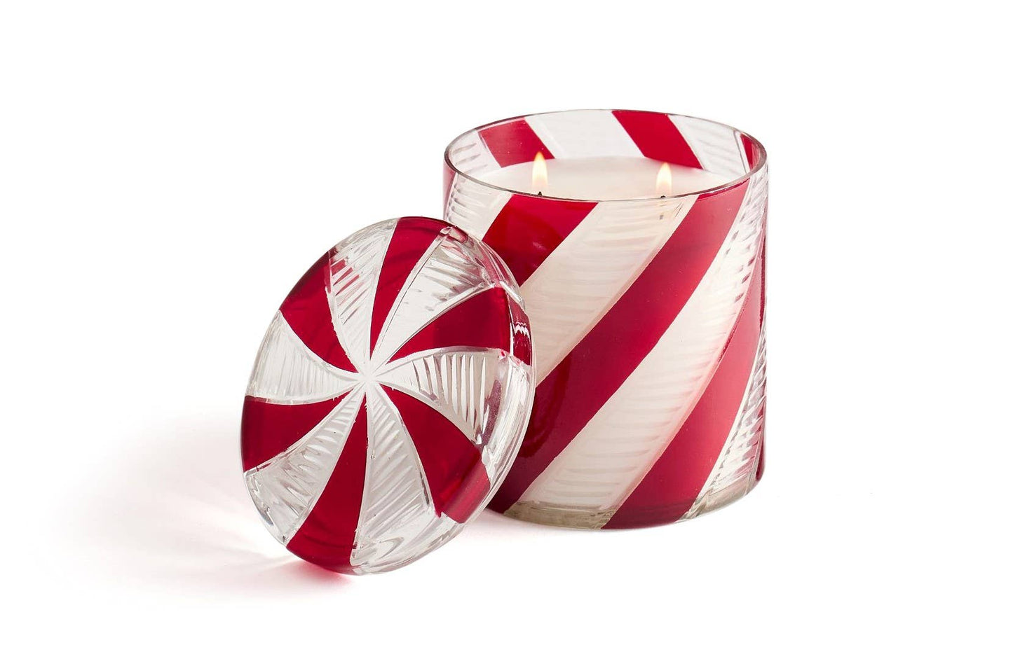 Peppermint Twist Large 16oz Holiday Candle - Purpose + Passion Boutique
