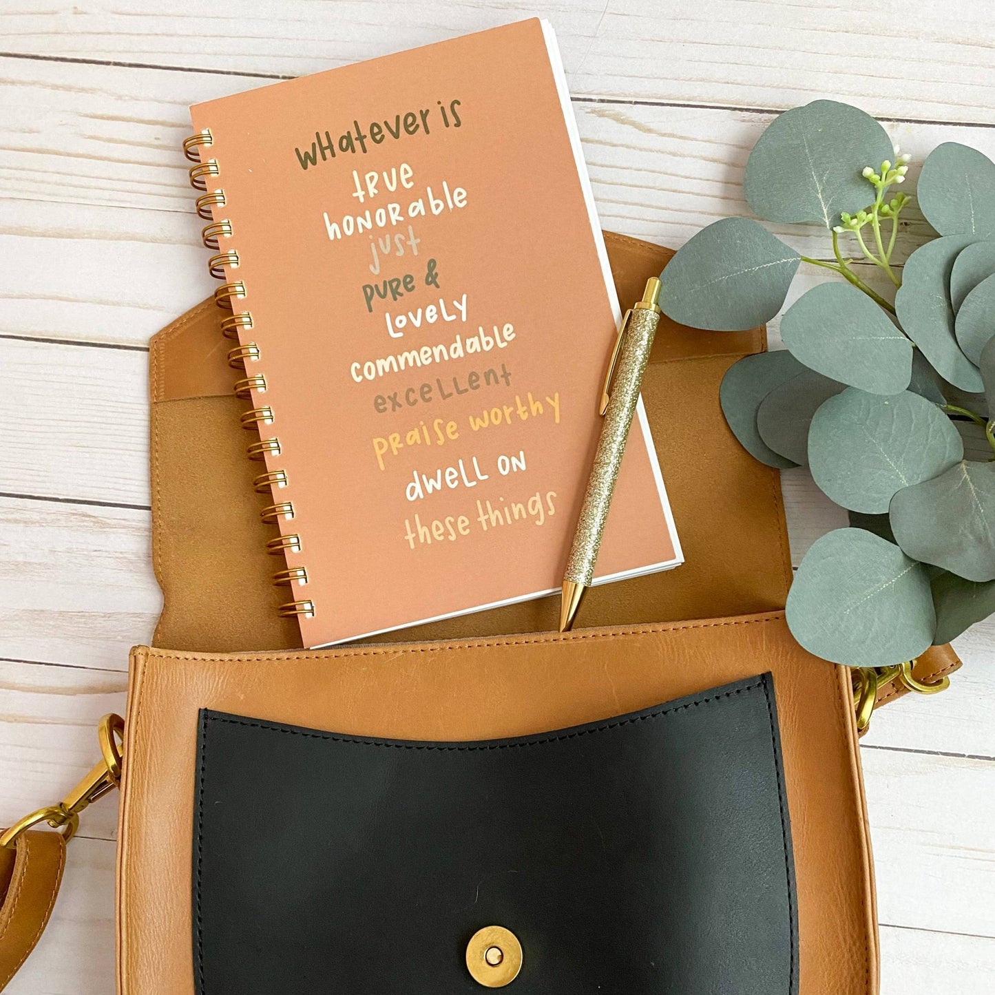 Phil 4:8 Bible Prayer Journal - Purpose + Passion Boutique