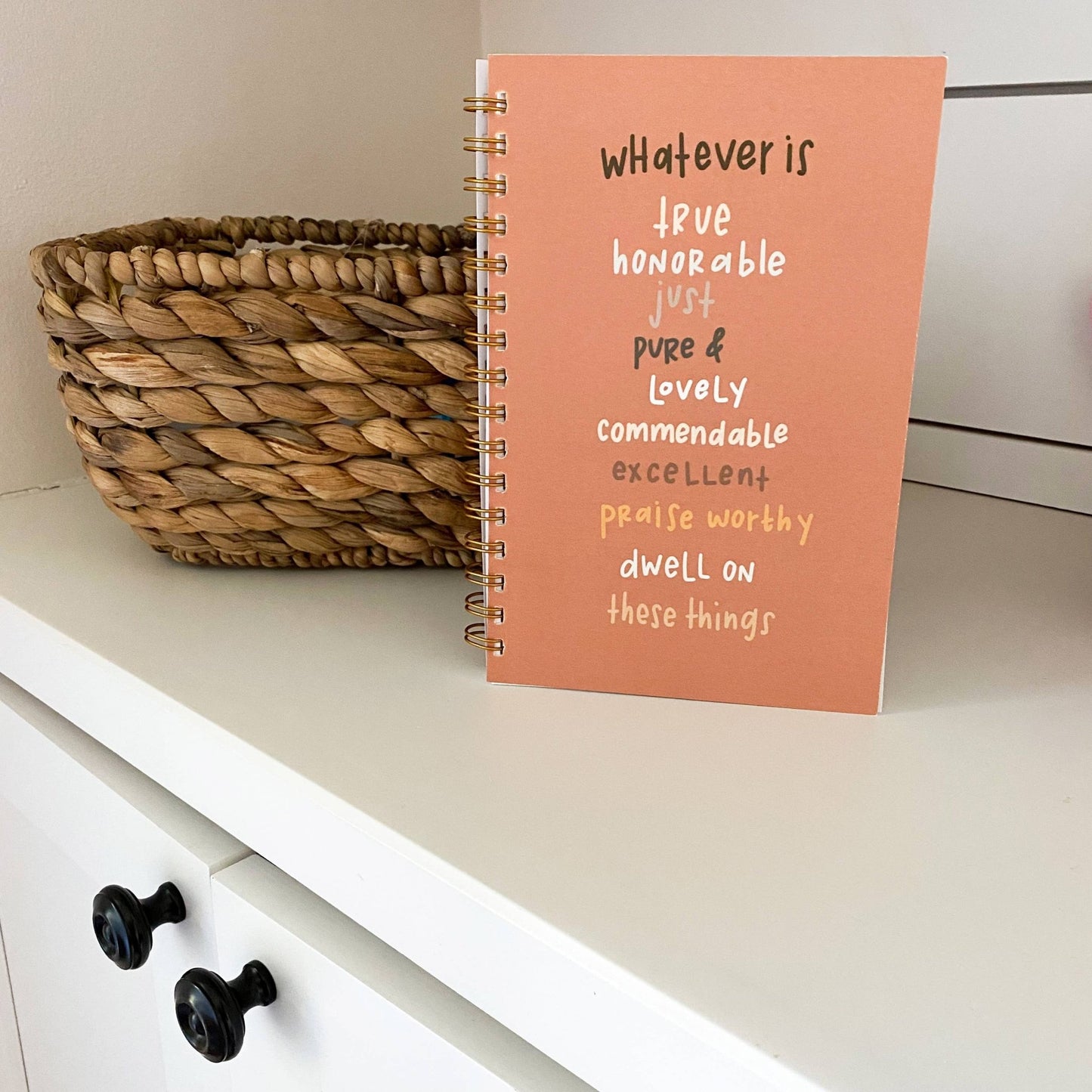 Phil 4:8 Bible Prayer Journal - Purpose + Passion Boutique