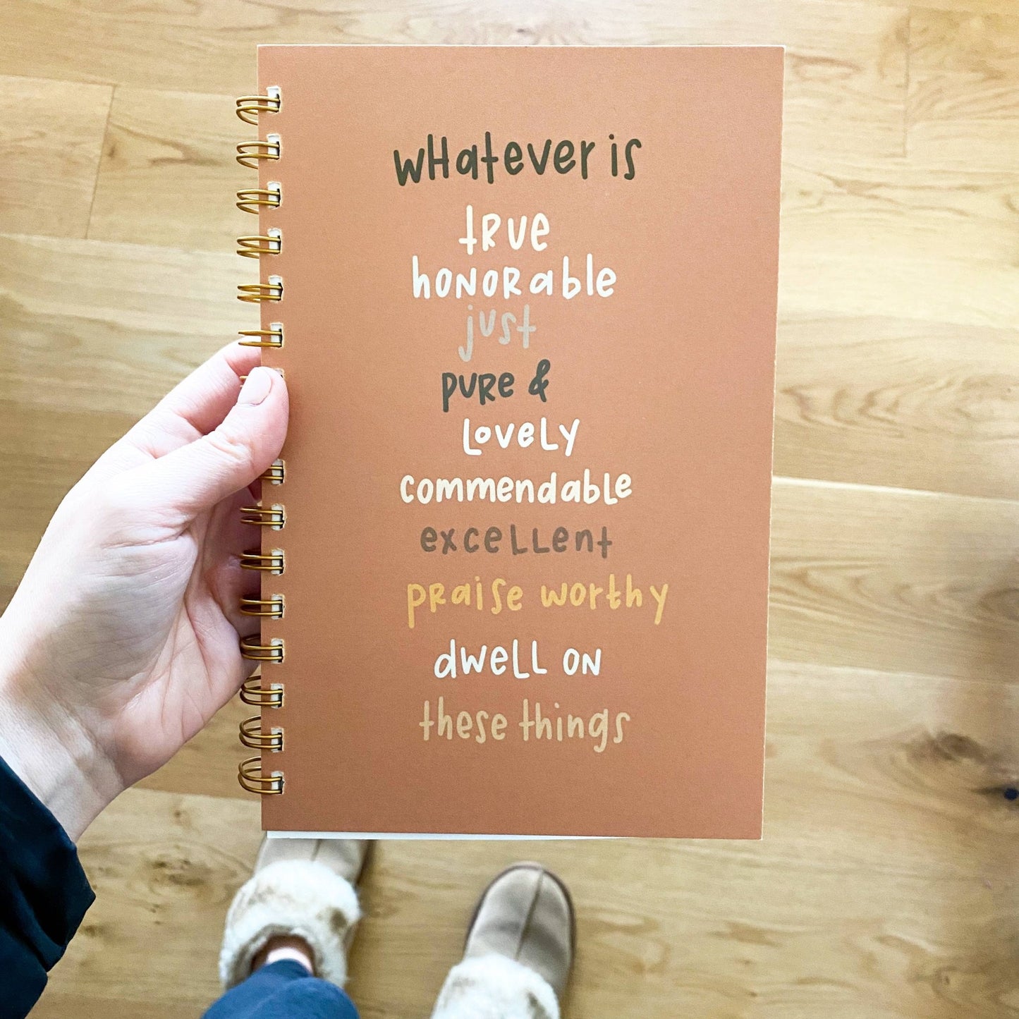 Phil 4:8 Bible Prayer Journal - Purpose + Passion Boutique