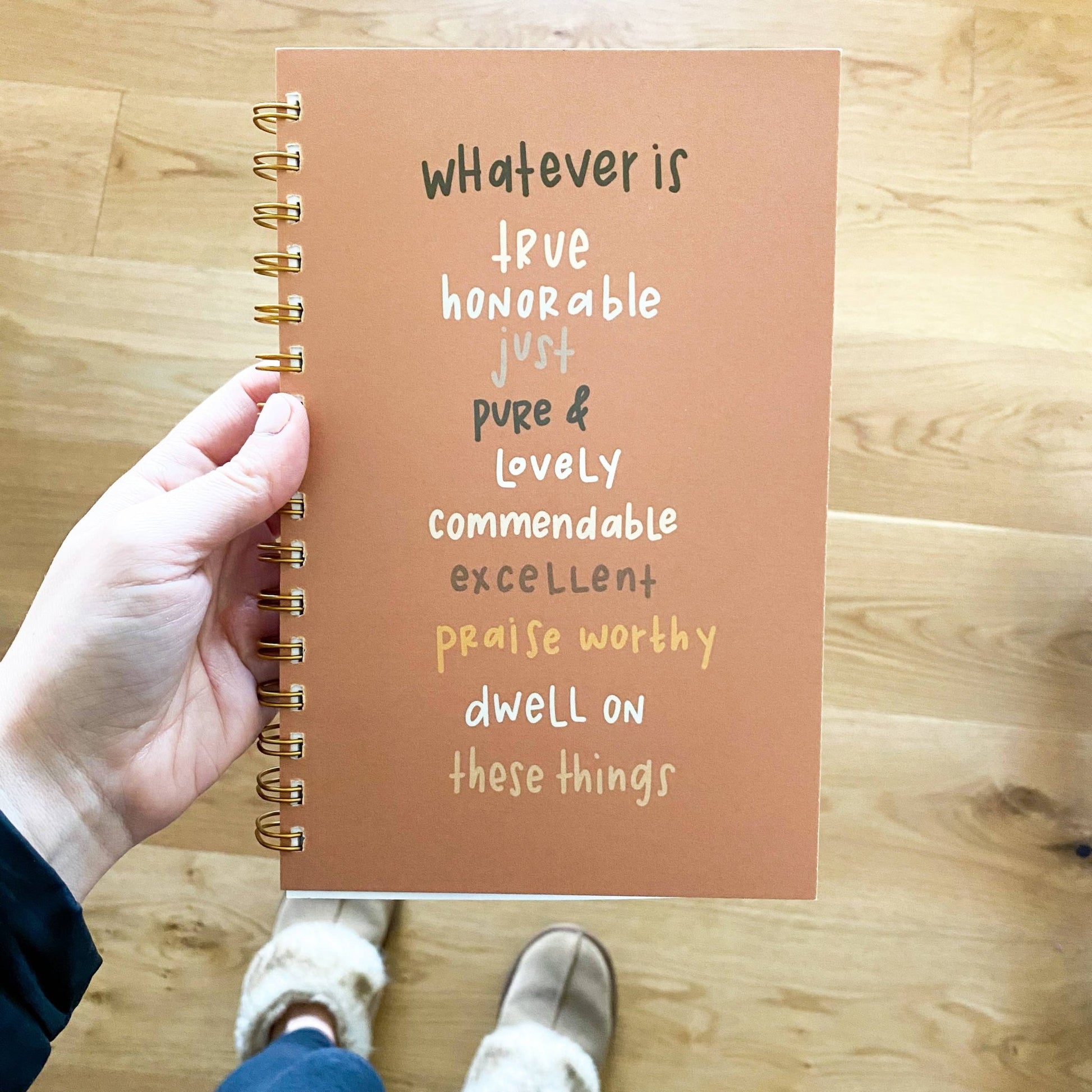 Phil 4:8 Bible Prayer Journal - Purpose + Passion Boutique