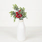 Pick - Icy Sparkle Boxwood with Red Berry - 14in - Purpose + Passion Boutique