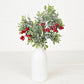 Pick - Icy Sparkle Boxwood with Red Berry - 14in - Purpose + Passion Boutique