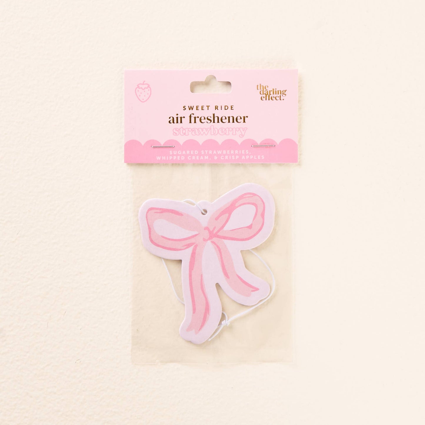 Pink Bow Sweet Ride Car Air Freshener - Purpose + Passion Boutique