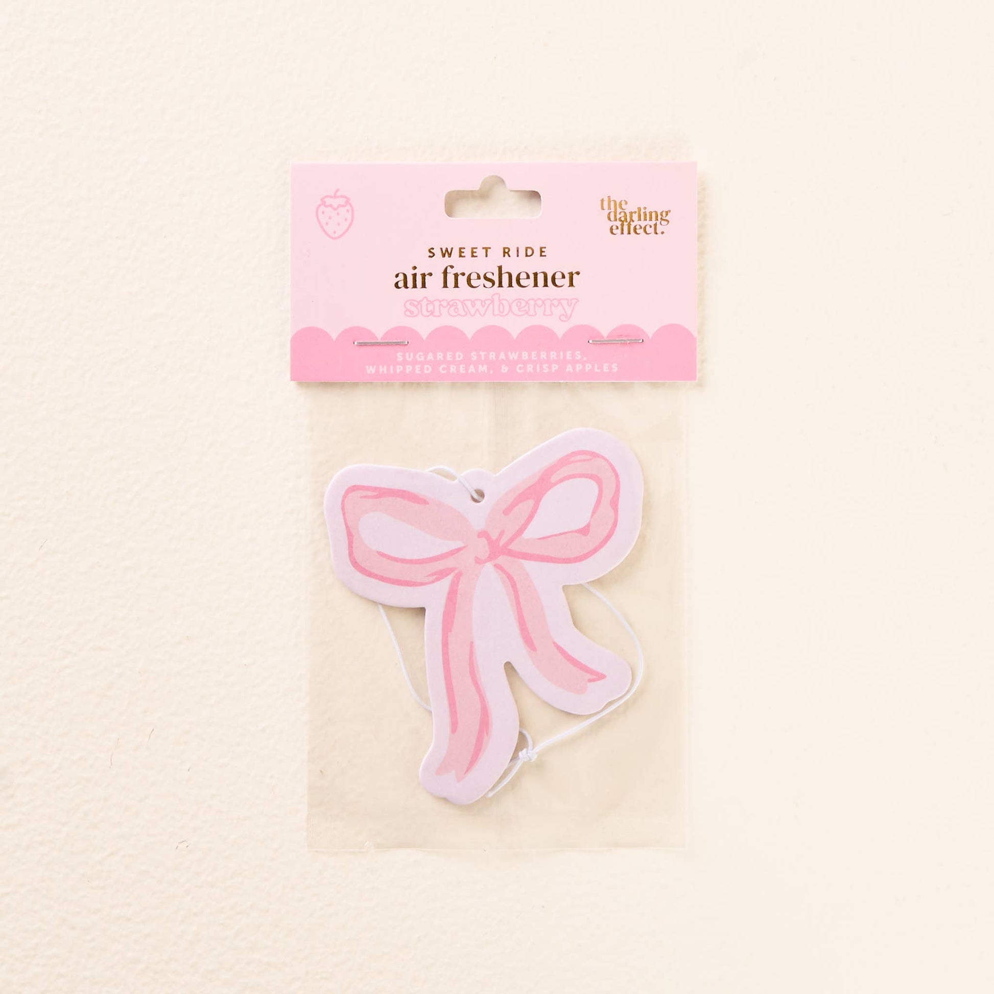 Pink Bow Sweet Ride Car Air Freshener - Purpose + Passion Boutique