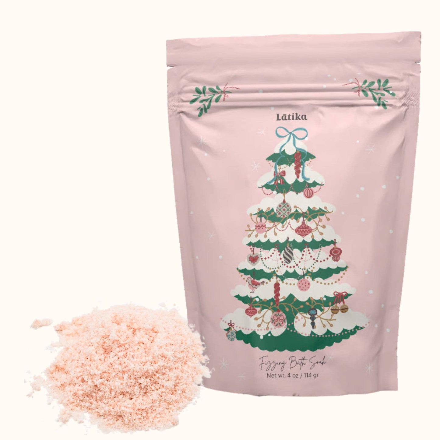 Pink Christmas Holiday Bath Soak - Purpose + Passion Boutique