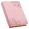 Pink Floral Spiritual Growth Bible NLT - Purpose + Passion Boutique