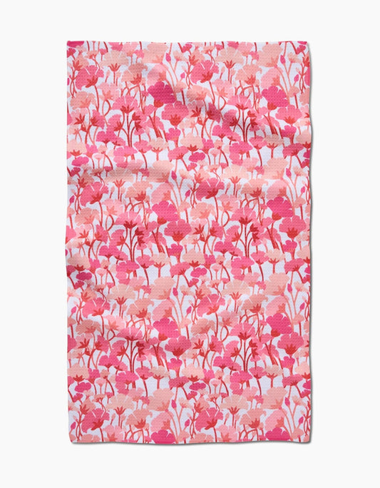 Pink Florals Tea Towel - Purpose + Passion Boutique