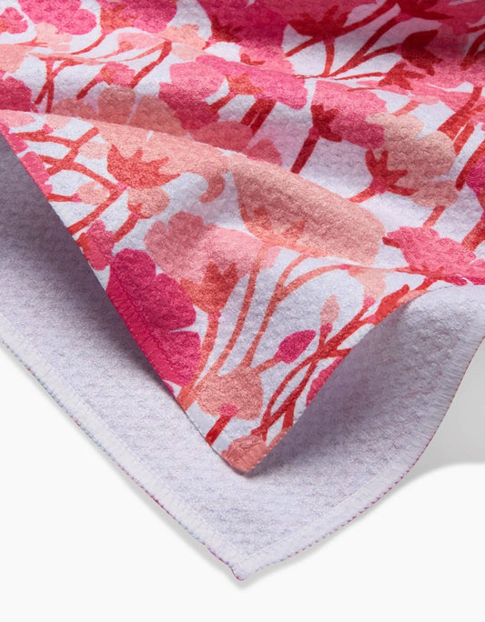 Pink Florals Tea Towel - Purpose + Passion Boutique