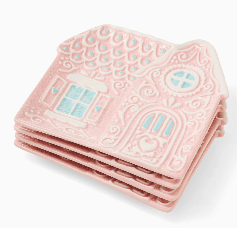 Pink Gingerbread Appetizer Plate - Purpose + Passion Boutique