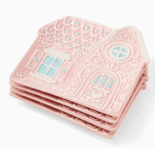 Pink Gingerbread Appetizer Plate - Purpose + Passion Boutique