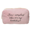 Pink Livin' Velvet Bag - Purpose + Passion Boutique