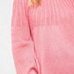 Pink Long Sleeve Knit Sweater - Purpose + Passion Boutique