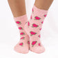 Pink Pickleball Snuggle Socks - Purpose + Passion Boutique