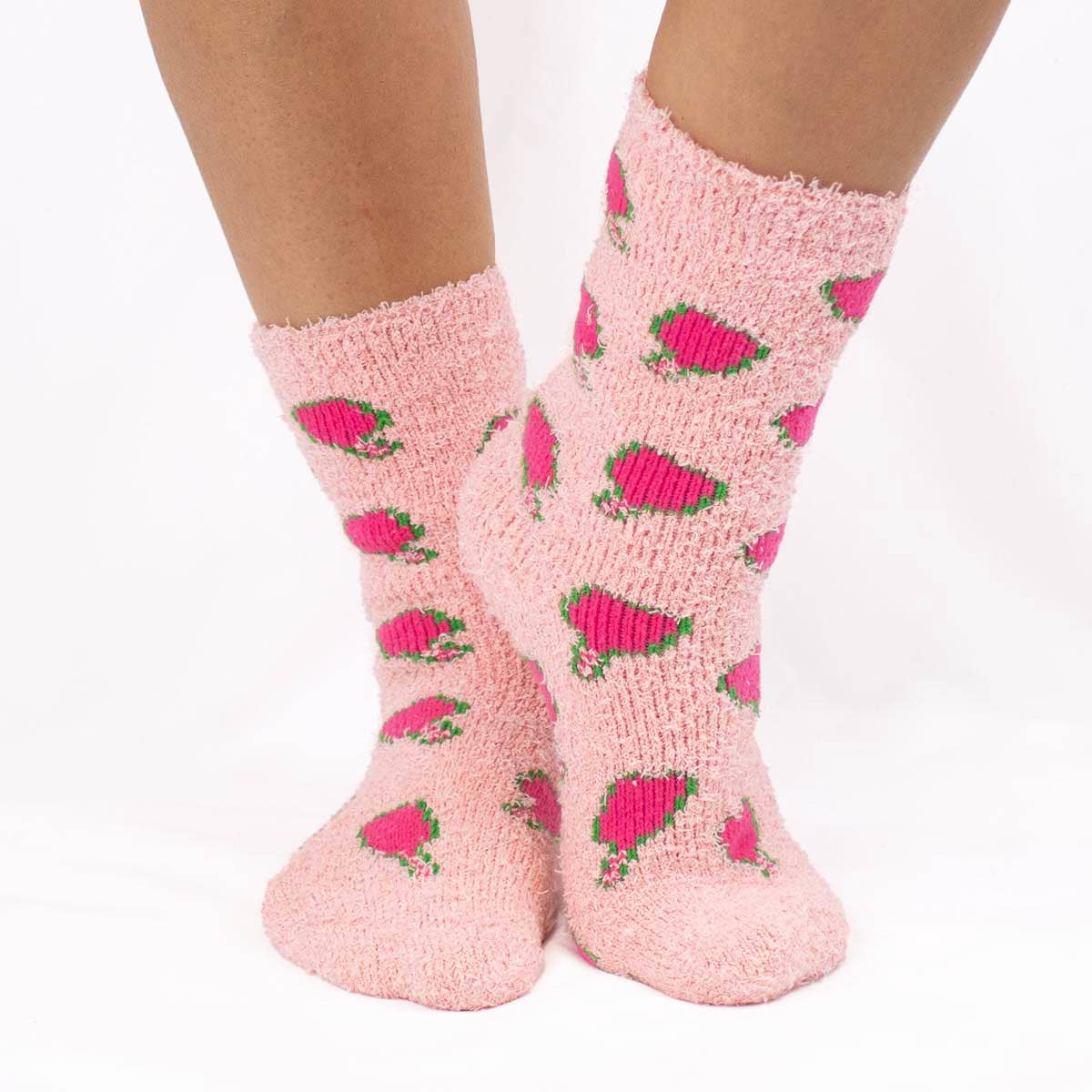 Pink Pickleball Snuggle Socks - Purpose + Passion Boutique