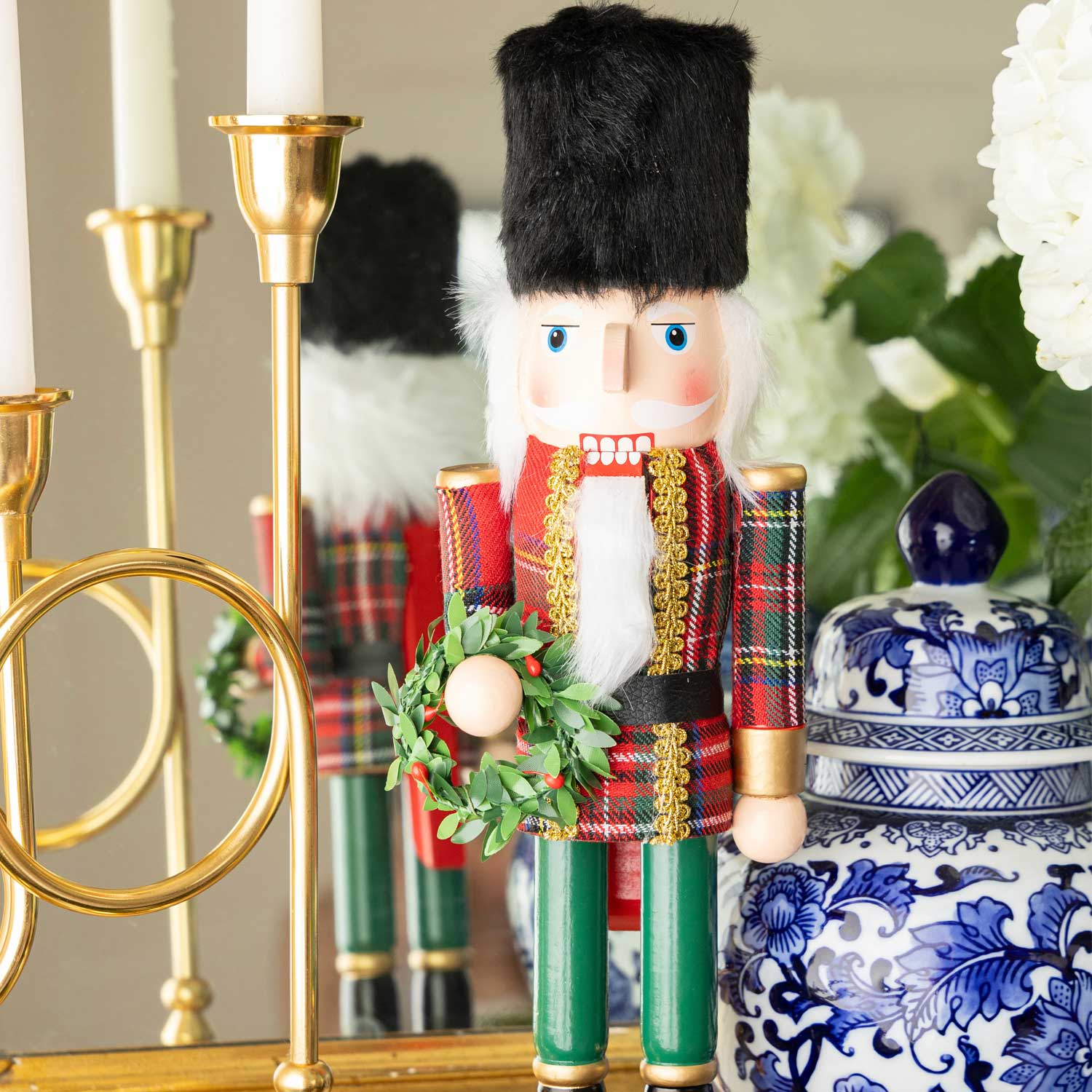 Plaid 15" Nutcracker - Purpose + Passion Boutique