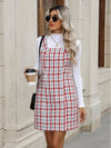 Plaid Jumper Dress - Purpose + Passion Boutique
