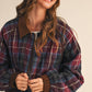 Plaid Quilted Corduroy Jacket - Purpose + Passion Boutique