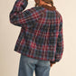 Plaid Quilted Corduroy Jacket - Purpose + Passion Boutique