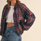 Plaid Quilted Corduroy Jacket - Purpose + Passion Boutique