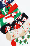 Plush Cozy Christmas Theme Socks - Purpose + Passion Boutique