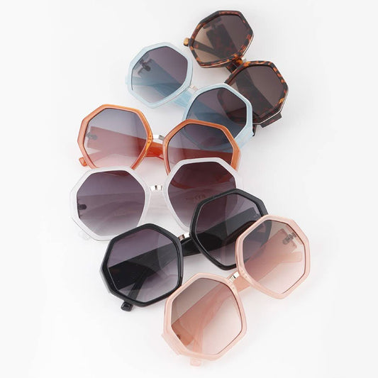 Polarized Geometric Sunglasses - Purpose + Passion Boutique