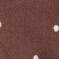 Polka Dot Brown Embroidered Sweater - Purpose + Passion Boutique