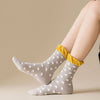 Polka Dot Lace Sweet Bubble Socks - Light Grey - Purpose + Passion Boutique