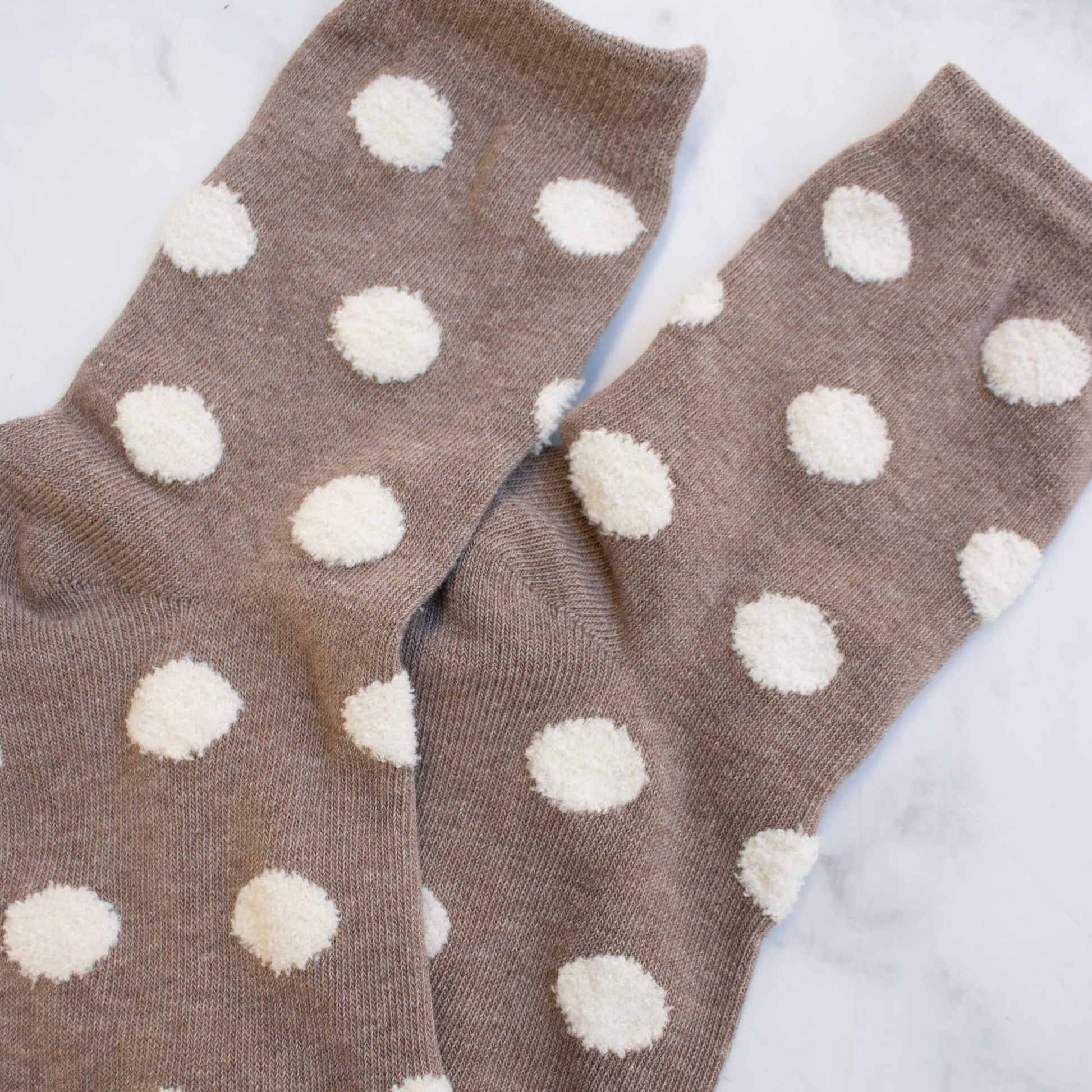 Polka Dots Puff Casual Socks - Purpose + Passion Boutique