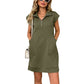 Polo Pocket Sleeveless Shift Dress - Purpose + Passion Boutique