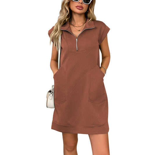 Polo Pocket Sleeveless Shift Dress - Purpose + Passion Boutique