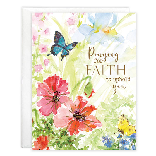 Poppies & Butterflies Scripture Sympathy Card - Purpose + Passion Boutique